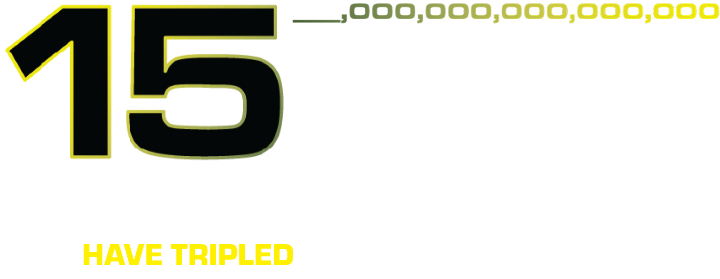 15 Quadrillions of mosquitoes in the world. Tick and Mosquito-Borne Diseases Have Tripled in the US since 2004
